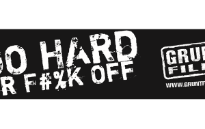 Go Hard or F#%k Off Original Bumper Sticker